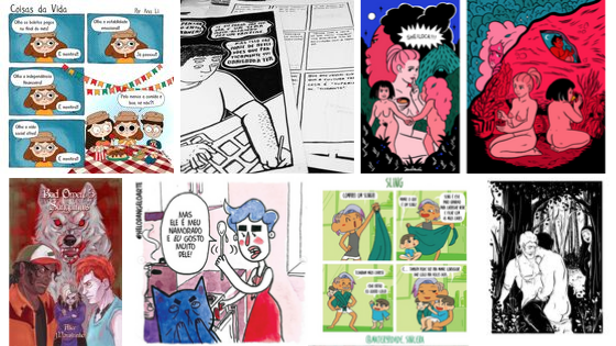 Uma seleção especial com alguns dos lançamentos no evento deste ano de histórias em quadrinhos feitas por mulheres