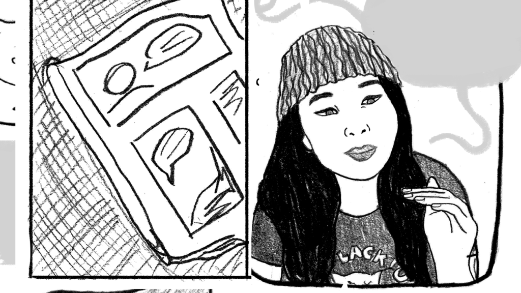 Entrevista em quadrinhos: Gabriela Güllich conversa com Thi Bui, quadrinista do Vietnã (radicada nos EUA), autora de 