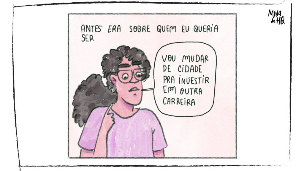 Quadrinho inédito de Lila Cruz sobre futuro