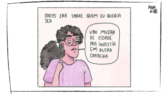Quadrinhos sobre futuro-Lila Cruz-Mina de HQ