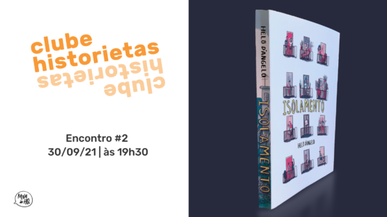 Clube Historieta – banner Isolamento – Helo Dangelo – Mina de HQ