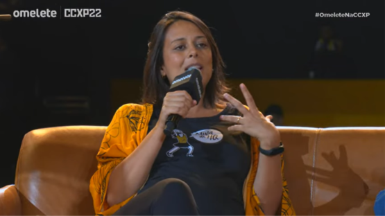 Mina de HQ na CCXP