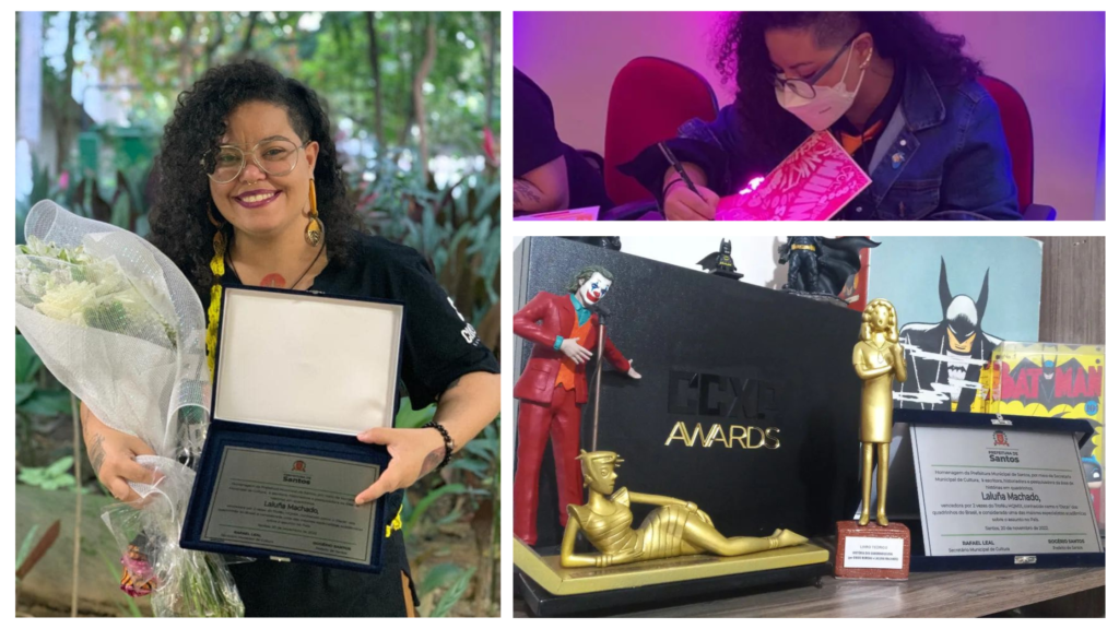 À frente de importantes projetos e vencedora de dois troféus HQMix, Laluña Machado é uma das mais importantes pesquisadoras de quadrinhos do país