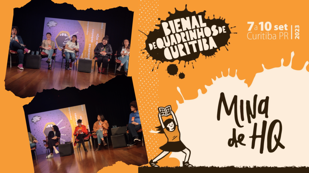 Acompanhe o primeiro dia da Mina de HQ na 7ª edição da Bienal de Quadrinhos de Curitiba
